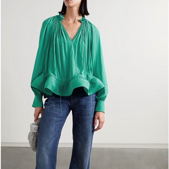 LANVIN - PARIS RUFFLED HEM TOP - Picture 12 of 12